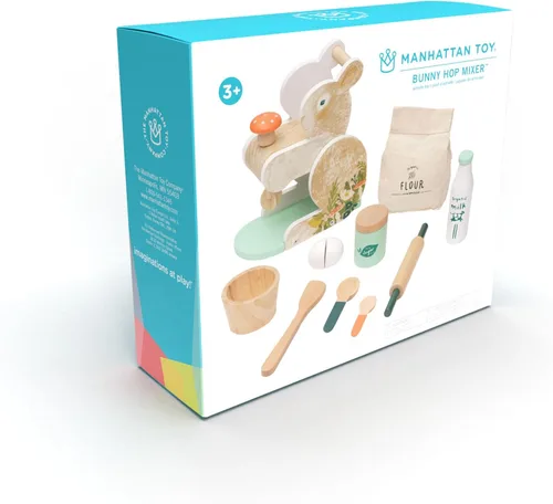 Miniatura 8 de Manhattan Toy Bunny Hop Mixer - Juego de juguetes de cocina para niños y niños