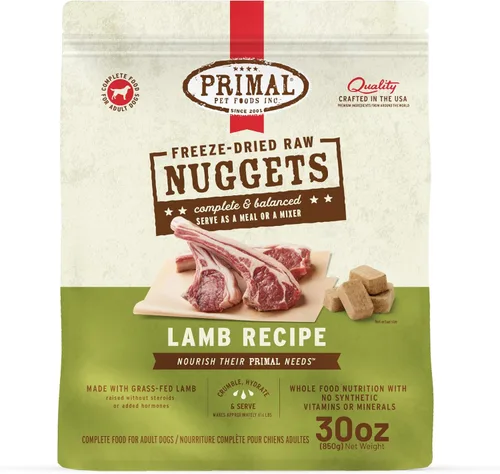 Miniatura 33 de Primal - Nuggets de comida cruda liofilizada para perros, venado, comida completa y equilibrada, también se puede utilizar como adorno o golosina