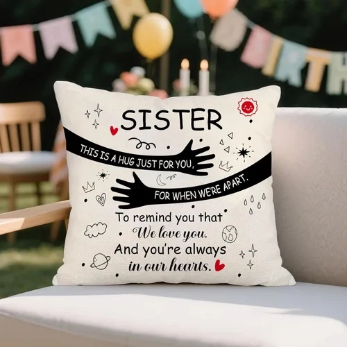 Miniatura 6 de Fundas de almohada para nieto de abuelos: este es un abrazo solo para ti cuando estamos separados para recordarte que te amamos y que siempre estás