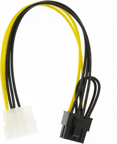 Miniatura 9 de Cable de alimentación de GPU para tarjeta de video de 4 pines dual Molex a ATX de 8 pines 8.6'' 22cm Molex dual a 8 pines