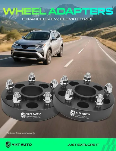 Miniatura 2 de YHTAUTO - Adaptadores de rueda centrados en el cubo de 5 x 4.5 a 5 x 5 de 1.25 pulgadas, compatibles con ruedas Jeep JK XK WJ WK en YJ TJ XJ KK KJ