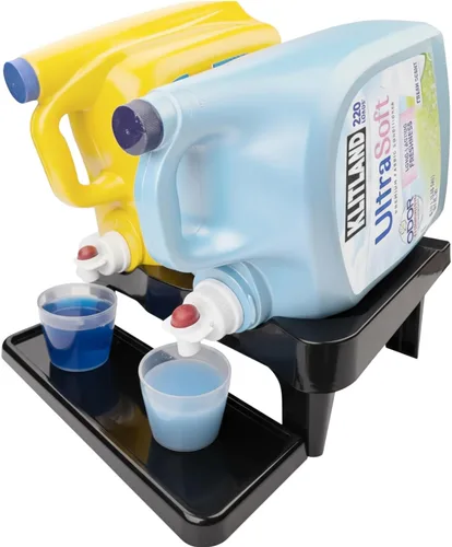 Miniatura 7 de Skywin TidyFriend - Estante para detergente para cuarto de servicio, capacidad para 2 dispensadores de jabón líquido, organizador de estación