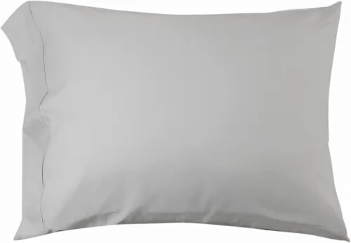 Miniatura 5 de Superior Juego de fundas de almohada de percal de algodón, estándar, color rubor, 2 piezas