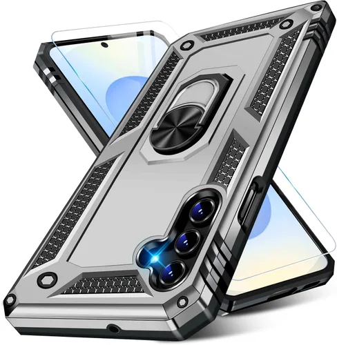 Miniatura 83 de Vaki Funda para Samsung Galaxy S22 5G con protector de pantalla integrado de grado militar, cubierta dura y resistente, funda resistente para Galaxy