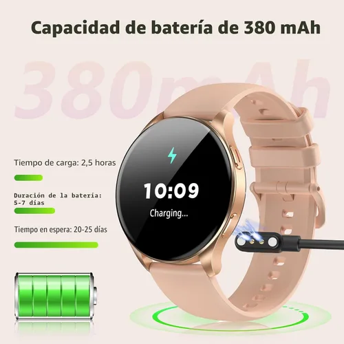 Miniatura 7 de Blackview Smart Watch for Women(Make/Answer Calls), 1.43''AMOLED Touchscreen Fitness Tracker with 100+ Sports Modes, Heart Rate/SpO2/Sleep Monitor/2