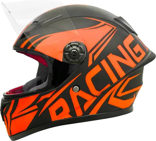 Miniatura 12 de SanQing - Casco de motocicleta de cara completa para niños, motocross, bicicleta de tierra, ATV, BMX, kart, todoterreno, para 4 ruedas, niño, niña