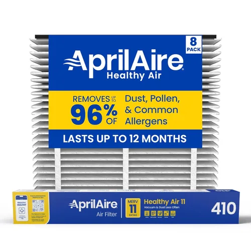 Miniatura 25 de Filtro de Repuesto AprilAire 410 para Purificadores de Aire AprilAire para Toda la Casa - MERV 11, Aire Limpio y Polvo, Filtro de Aire 16x25x4