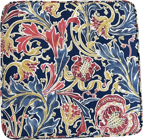 Miniatura 4 de BELLRINO Juego de 4 fundas de cojín decorativas impermeables para exteriores, de 24 x 24 x 4 pulgadas, para silla, asiento, jardín, banco, porche