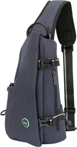 Miniatura 7 de Bolsa de Hombro Pequeña Mochila Cruzada Bolso de Bandolera Paquete de Cuello Verde militar