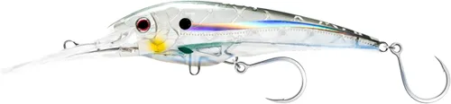 Miniatura 20 de Nomad Design DTX Minnow con sistema Autotune patentado - Acción de natación de pez cebo agonizante, BKK Diablo Caballa Rosa Caliente