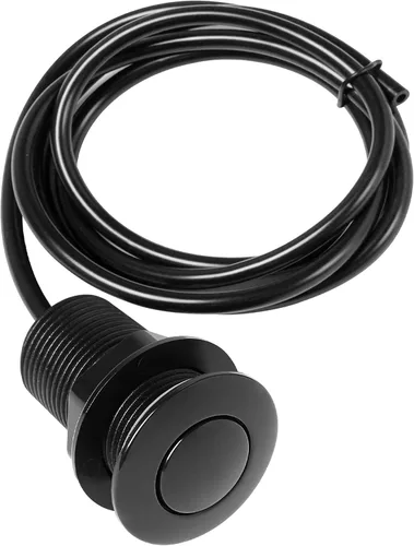 Miniatura 7 de Botón de interruptor activado por aire con manguera de aire, botón blanco superior del fregadero para parte de eliminación de residuos de alimentos