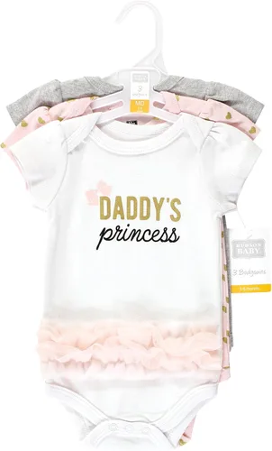 Miniatura 334 de Hudson Baby baby-girls Cotton Bodysuits 3-pack
