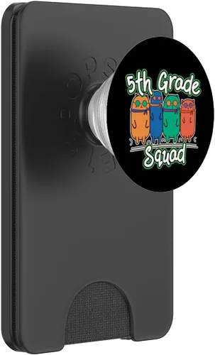Miniatura 8 de 5th Grade Squad Cute Cats Back to School Fifth Grade PopSockets Adhesive PopGrip