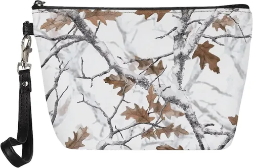 Miniatura 7 de Howilath Novedad Impreso Elegante Bolso Cosmético De Las Mujeres, Perros Animales Perezoso Diseño Floral Niña Trapezoide Cosméticos Bolsa De