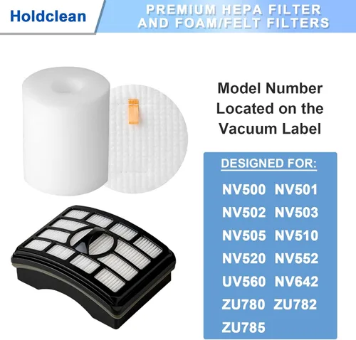 Miniatura 6 de Filtro de vacío NV500 de repuesto para Shark Rotator Pro Lift-Away NV501, NV502, NV503, NV505, NV510, NV520, NV552, UV560, ZU785, Parts Xff500