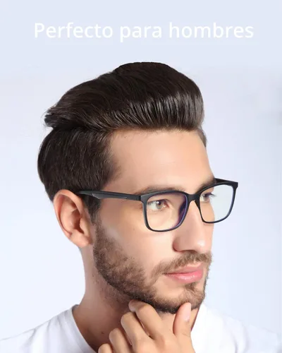 Miniatura 2 de ANRRI Gafas de Bloqueo de Luz Azul, Lentes Antifatiga Ocular con Marco Ligero, Negro, Hombres/Mujeres