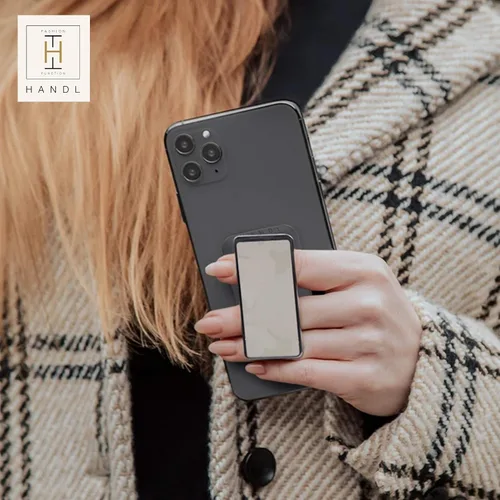 Miniatura 7 de HANDL New York Agarre y soporte de mango de camuflaje gris para smartphone