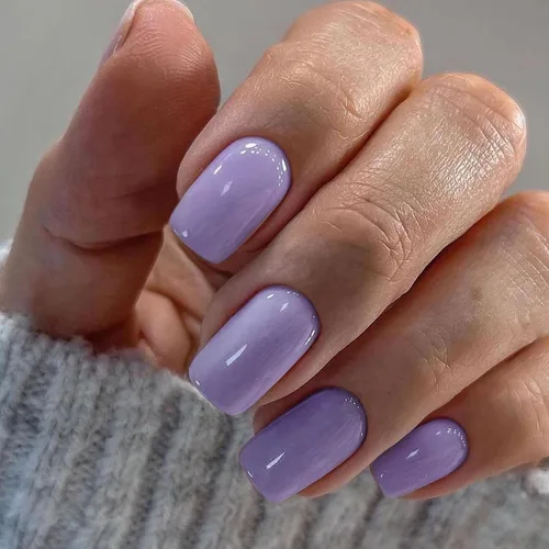 Miniatura 13 de Uñas postizas a presión color rosa bebé, uñas postizas cuadradas medianas con pegamento en uñas de longitud media, uñas acrílicas cortas