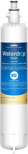 Waterdrop Plus WDP-F19C Reemplazo para GE® RPWFE®, RPWF (con CHIP) NSF 401 Filtro de agua para refrigerador, compatible con GFE28GBLTS, GFE28GSKSS,