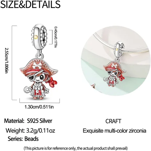 Miniatura 30 de LIGHTDOG Abalorios de plata de ley 925 para pulseras Pandora, collares para mujer, cuentas colgantes, cuentas de joyería, regalos para mujeres