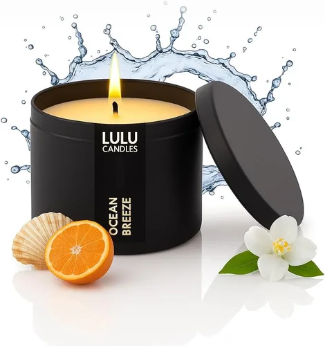 Miniatura 58 de Lulu Candles Sexy Man Vela perfumada de lujo en tarro de soja Vertida a mano en los Estados Unidos Altamente perfumada y duradera