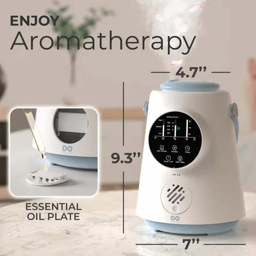 Miniatura 9 de Everlasting Comfort Humidificador de llenado superior de 2.5 litros – Actualizado fácil de limpiar 20 horas de funcionamiento Humectante de aire