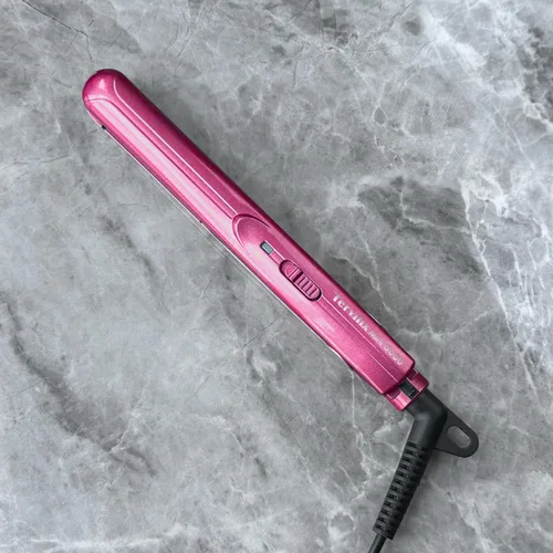 Miniatura 9 de Terviiix Mini plancha plana para flequillo con bordes de pelo corto, plancha y rizador de pelo de cerámica pequeña de 1/2 pulgada 2 en 1, plancha