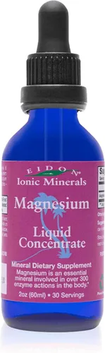 Eidon - Concentrado líquido de magnesio - Apoya la relajación muscular, iónico, biodisponible, totalmente natural, vegano, sin gluten, sin aditivos