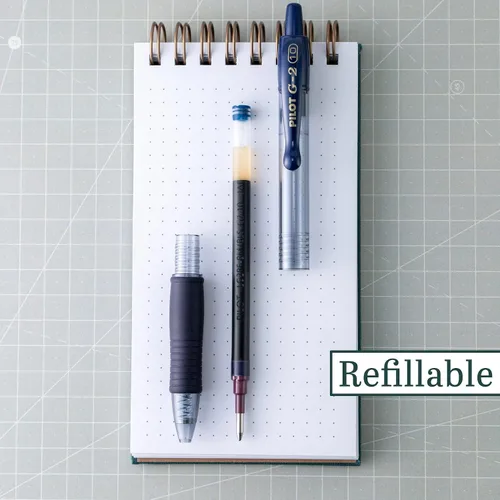 Miniatura 2 de Pilot, G2 Premium - Bolígrafos de gel con punta gruesa de 0.039 in, paquete de 14, color azul marino