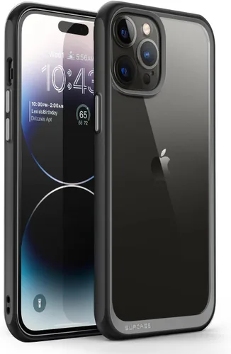 Miniatura 14 de SUPCASE Unicorn Beetle Style Series - Funda para iPhone 14 / iPhone 13, funda protectora híbrida delgada y transparente (negro)