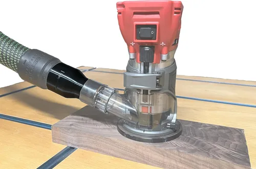 Miniatura 8 de Adaptador de manguera para enrutadores DeWalt y Milwaukee - DCW600B, DWP611, 2723-20 - Fabricado en Estados Unidos (manguera de 1-1/4 pulgadas)