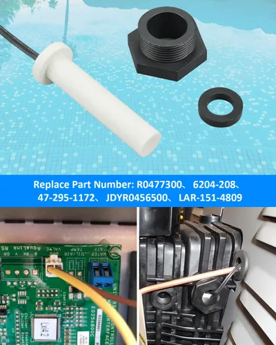 Miniatura 4 de Sensor de temperatura R0456500, apto para Jandy/Zodiac/Legacy piscina y calentadores de spa, reemplazar R0456600 R0523900 R0477300 6204-209