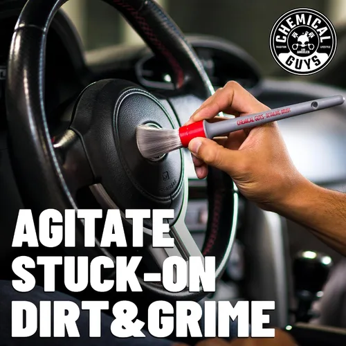 Miniatura 2 de Kit de Limpieza para Interior de Coche Chemical Guys - Protector VRP, Limpiador Sin Sentido, Limpiador de Vidrios Sin Rayas, 3 Cepillos de Detalle