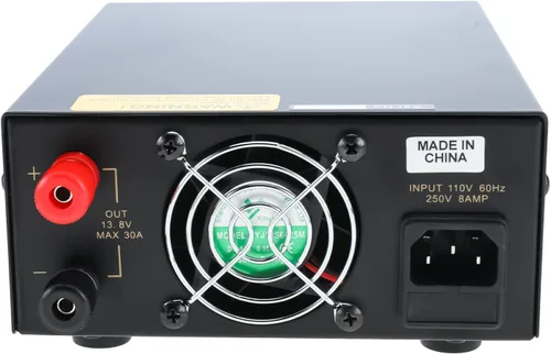 Miniatura 9 de Fuente de alimentación de 13.8 V 30 A CC, convertidor de potencia de banco regulado analógico con enchufe para encendedor de cigarrillos