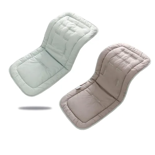 Miniatura 22 de Cojín para Carrito de Bebé, Colchoneta Silla Paseo Universal Transpirable, Cojín para Sillas de Paseo 100% Algodón, 34x78cm 1 Paquete