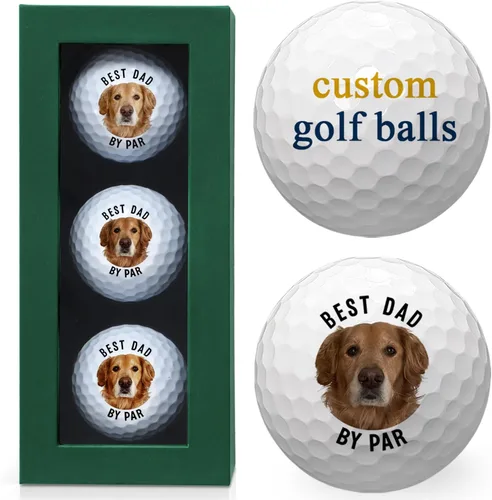Miniatura 20 de Pelotas de golf personalizadas de With Love From Julie para hombres - Bolas de golf personalizadas - Regalos personalizados de bolas de golf