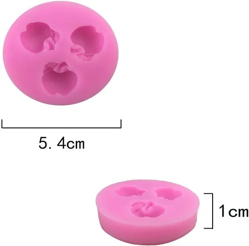 Miniatura 3 de Tone Fun 2 piezas de mini planta de manzana en forma de fruta, plátano, uva, fresa, melocotón, naranja, maíz para bricolaje, pasteles, fondant