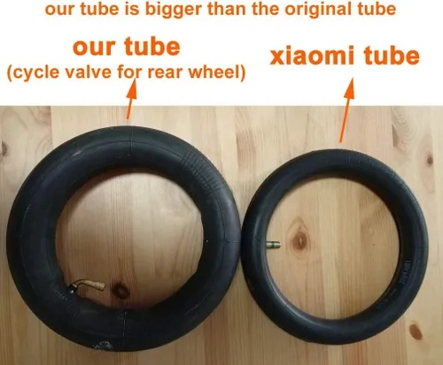 Miniatura 3 de Tamaño 8 1/2x 2 neumático de aire para M365 Scooter eléctrico Mijia Scooter reemplazo neumático tubo xiaomi 8.5x2 neumático de repuesto inflado tubo