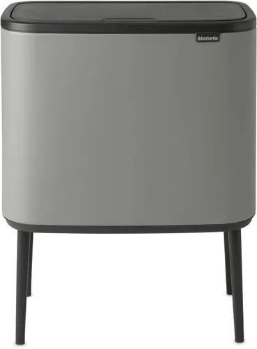 Miniatura 11 de Brabantia Bo Cubo de basura - 1 cubo interior de 9.5 galones (acero mate FPP) cubo de basura para residuos/reciclaje, compartimento extraíble +