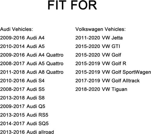 Miniatura 4 de CYDZSW Tapa de gasolina de repuesto para Volkswagen VW Jetta 2011-2020, Golf & Golf Alltrack R SportWagen, tapa de depósito de combustible para Audi