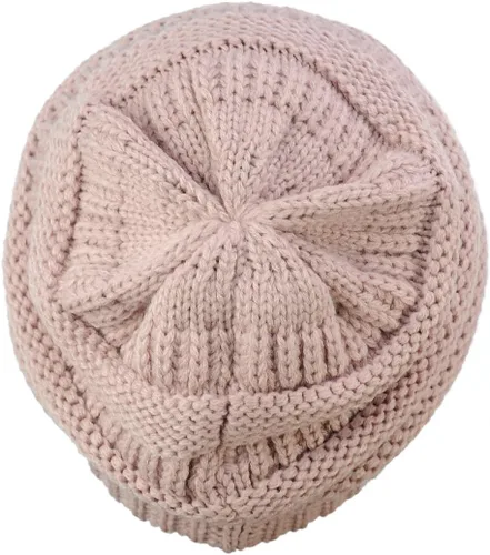 Miniatura 281 de C.C Trendy Warm Chunky Soft Stretch Cable Knit Beanie