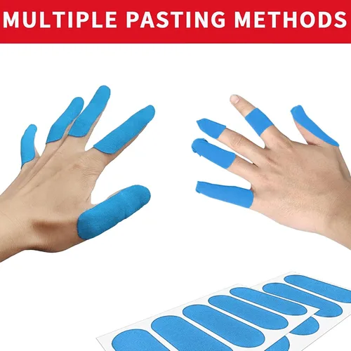 Miniatura 3 de Birllaid 120 piezas de cinta adhesiva para pulgar de bolos, cinta adhesiva para dedos de bolos, cinta adhesiva para pulgar para jugadores de bolos