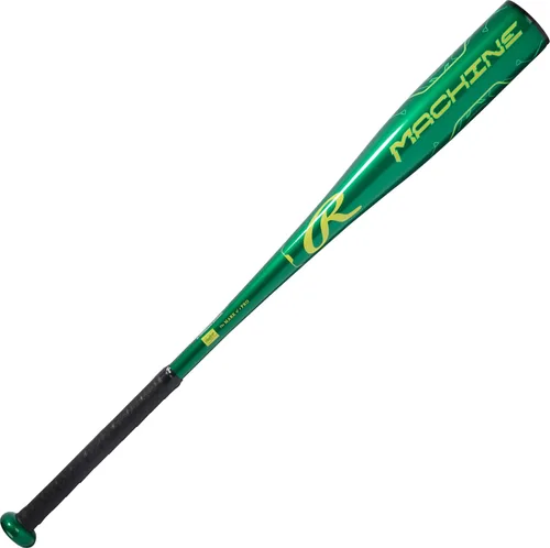 Miniatura 2 de Rawlings Bate de béisbol automático EE.UU. Drop -10 Barril de 2 5/8" Aleación de 1 pieza Verde