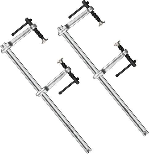Miniatura 11 de MAXPOWER Abrazadera de mesa de trinquete, abrazadera de liberación rápida para MFT y sistema de riel guía, abrazadera de barra con capacidad de 7