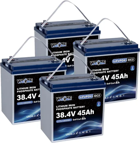 Miniatura 11 de WEIZE Batería LiFePO4 de doble propósito de 12V 60AH 800CCA, batería de litio de arranque del grupo 24 más rendimiento de ciclo profundo, BMS