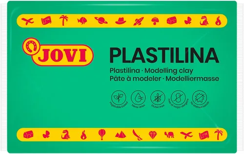 Miniatura 2 de Jovi Arcilla para modelar, 3 libras en total, 4 barras que no se secan, 0.77 libras cada una, artes y manualidades (verde claro)