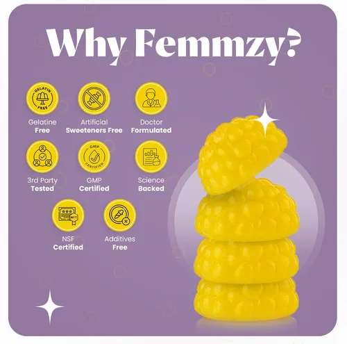 Miniatura 6 de Gomitas probióticas vaginales para mujer, apoyo de VB y olor, equilibrio de pH, flora íntima y salud intestinal, cepas avanzadas de Lactobacillus +