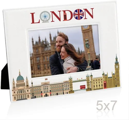 Miniatura 4 de KATE POSH Marco de fotos de Londres, vacaciones familiares en Londres, luna de miel, boda, decoración de Londres (5 x 7 horizontal)
