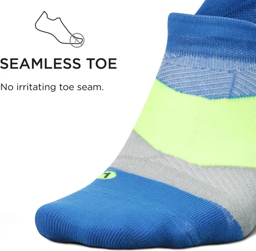 Miniatura 3 de Feetures Elite Light Cushion No Show Tab - Calcetines de correr para hombres y mujeres - Calcetines de compresión atléticos - absorben la humedad