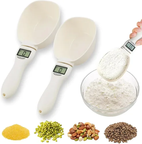 Miniatura 8 de Cuchara medidora de alimentos, cuchara de medición digital, balanza de cuchara de pesaje de 28.22 oz/0.00 oz de alta precisión con pantalla LCD